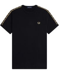 Fred Perry - Contrast Tape Ringer T-Shirt - Lyst