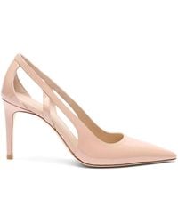Stuart Weitzman - Schoenen ,Roze ,Leer Power Cutout 85 Pump - Lyst