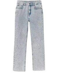 Twin Set - Jeans slim fit con strass - Lyst
