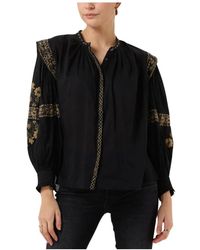 Antik Batik - Zwarte Alan Blouse Damesmode - Lyst