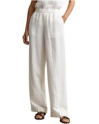 GANT - Wide Trousers - Lyst