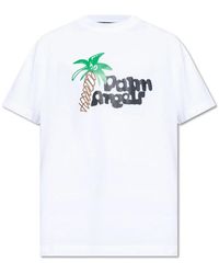 Palm Angels - Marken T-Shirt - Lyst