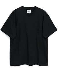 Soulland - Tops ,Zwart ,Katoen Kai Kralen T-Shirt - Lyst