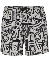 Emporio Armani - Collezione boxer beachwear - Lyst