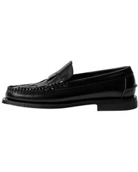 Hereu - Leder mokassin schuh - Lyst