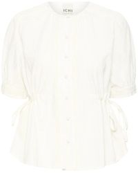 Ichi - Overhemden ,Wit ,Blouses - Lyst