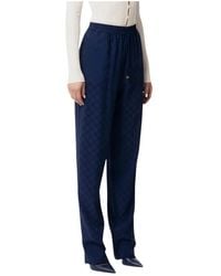 Elisabetta Franchi - Straight Trousers - Lyst