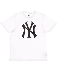 '47 - Tops ,Wit ,Katoen Mlb Imprint Echo Tee Neyyan - Lyst