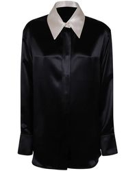 Jil Sander - Overhemden ,Zwart ,126 Mc Shirt - Lyst