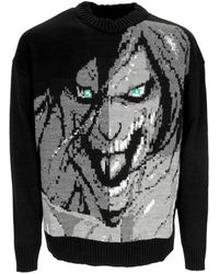 DOLLY NOIRE - Round-Neck Knitwear - Lyst