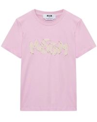 MSGM - T-Shirts - Lyst