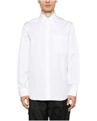 Versace - Weiße hemden für männer ss24 - Lyst
