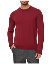 HUGO - Regular Fit Trui Van Scheerwol Met Geborduurd Logo - Lyst