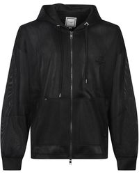 WOOYOUNGMI - Jassen ,Zwart ,Zip-Up Hoodie - Lyst