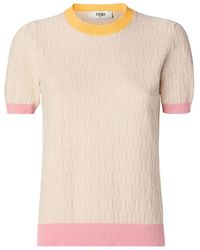 Fendi - Ronde Hals Knitwear - Lyst