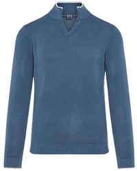 Fedeli - V-Neck Knitwear - Lyst