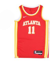Nike - Basketbaltanktop Nba Icon 22 Dri-Fit Swingman Jersey Nr. 11 Trae Young Atlhaw - Lyst