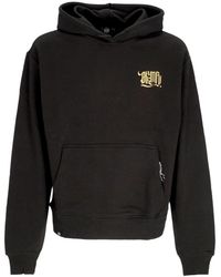 DOLLY NOIRE - Hoodies & Sweatvesten ,Zwart ,Katoen Woestijn Schedel Lichtgewicht Hoodie Zwart - Lyst
