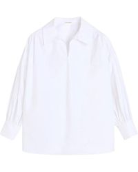 By Malene Birger - Overhemden ,Wit ,Katoen Leonora Blouse - Lyst