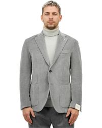 L.B.M. 1911 - Fluweel Gestreepte Jas - Lyst