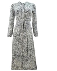 Bella Dahl Lange Jurk - Grijs