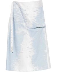 DIESEL - Rokken ,Blauw ,Katoen De-Sira Rok - Lyst