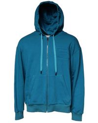 Dolce & Gabbana - Logo Cotton Hooded Sweatshirt Sweater - Lyst