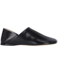 Loewe - Leder Slipper Toy Loafers Frauen - Lyst