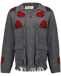 BAZISZT - Round-Neck Knitwear - Lyst