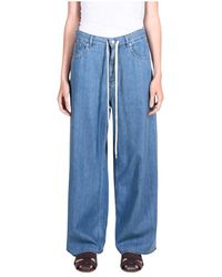 MM6 by Maison Martin Margiela - Jeans > wide jeans - Lyst