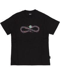 Propaganda - Schwarzes Logo Tee Kurzarm Baumwolle - Lyst