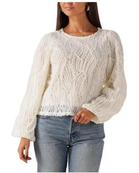 Object - Objlucie L/S Re O-Neck Top - Lyst