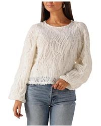 Object - Objlucie L/S Re O-Neck Top - Lyst