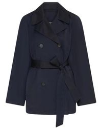 Marella - Jassen ,Blauw ,Katoen Mllumido Trenchcoat - Lyst
