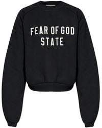 Fear Of God - Sweatshirt Met Geborduurd Logo - Lyst
