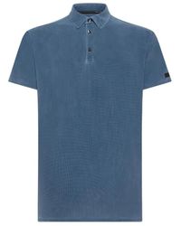 Rrd - Tops ,Blauw ,Tecno Wash Stretch Polo - Lyst