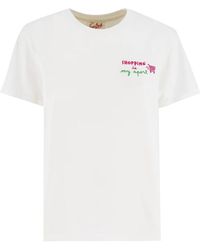 Mc2 Saint Barth - Besticktes crew neck t-shirt - Lyst
