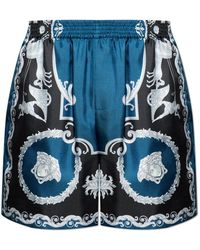 Versace - Silk Shorts - Lyst
