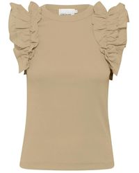 Karen By Simonsen - Sleeveless Tops - Lyst