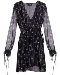 Amiri Floral-printed Dress - Zwart