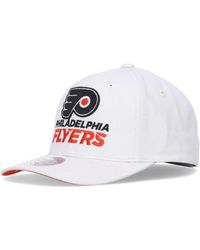 Mitchell & Ness - Accessoires ,Wit ,Katoen Nhl Gebogen Klep Snapback Pet Wit - Lyst