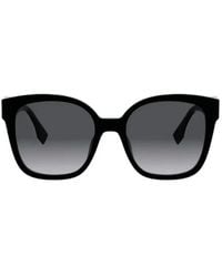 Fendi - Accessoires ,Zwart ,Fe40186I Zonnebril - Lyst