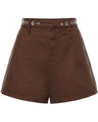 Ottod'Ame - Korte Broeken ,Bruin ,Casual Shorts - Lyst