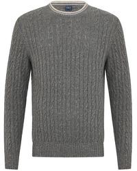 Fedeli - Klassischer Grauer Pullover - Lyst