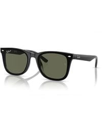 Ray-Ban - Moderne Vierkante Zonnebril Gepolariseerd Stijlvol Ontwerp - Lyst