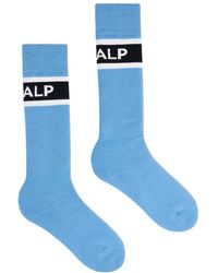 Fusalp - Ondergoed ,Blauw ,Wol Piste Pro Sokken - Lyst