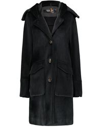 RED Valentino Neo Fluwelen Parka - Zwart