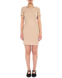 Lacoste - Slim Fit Stretch Piqué Polo Jurk - Lyst