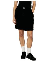 Eytys - Logo patch mid rise shorts - Lyst