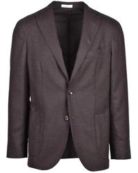 Boglioli - Jassen ,Bruin ,Wol Blazer - Lyst